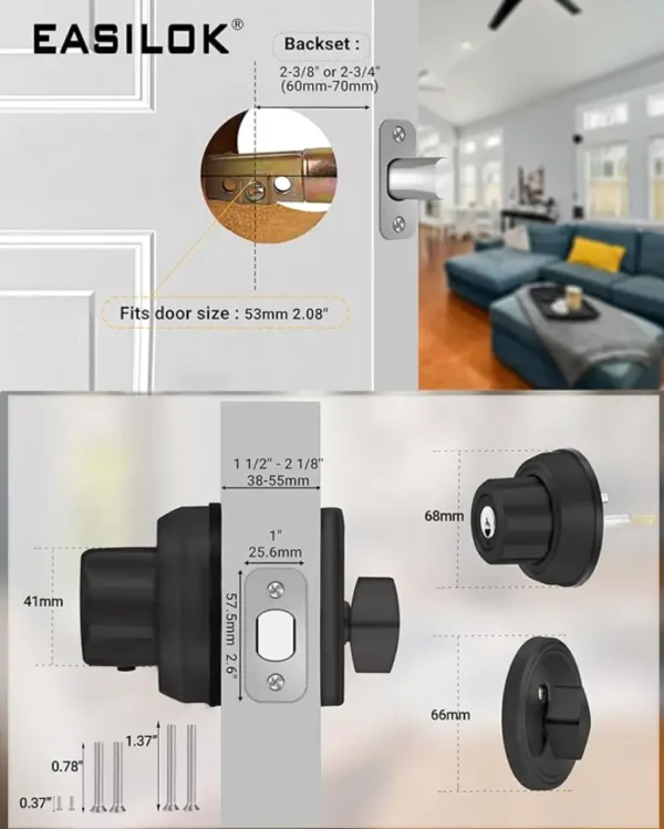 A3#Twist2Lock-Keyless-Alunimum - Image 5