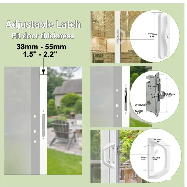 A10 Patio Door Lock - Heavy Duty - Image 6