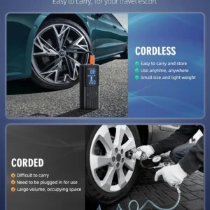 portable compressor tire inflator